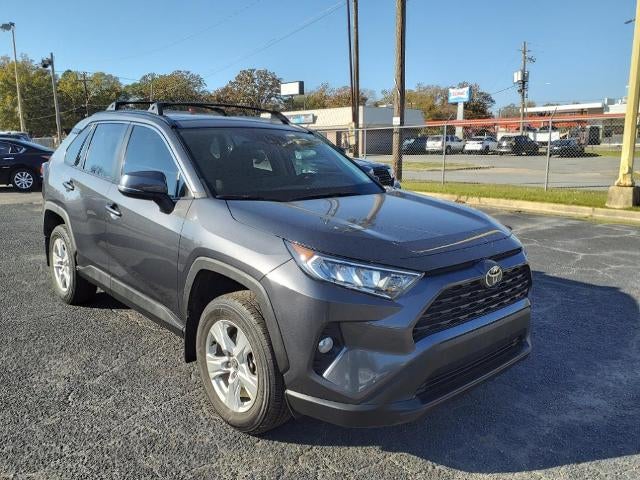 2021 Toyota RAV4 XLE Premium FWD (Natl) in Magnetic Gray Metallic — front three-quarter view
