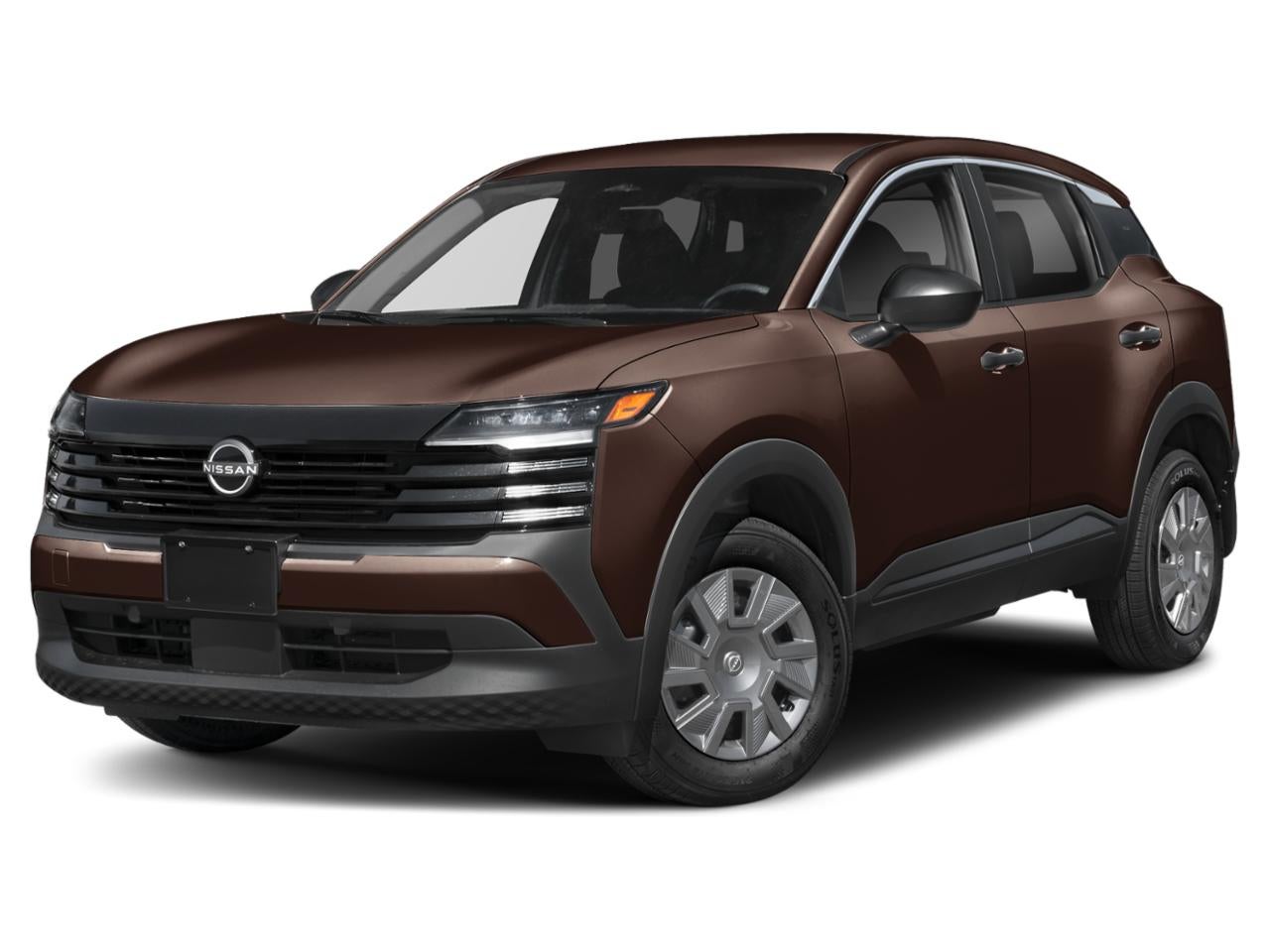 2026 Nissan Kicks S FWD in Canyon Bronze Metallic — front three-quarter view