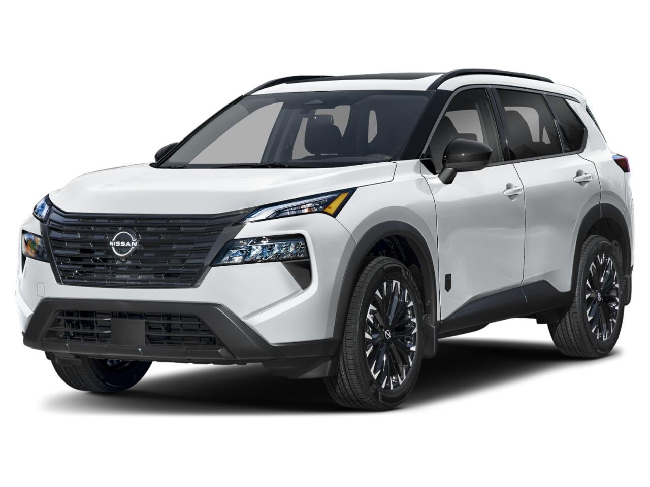 2026 Nissan Rogue 2026.5 FWD Dark Armor in Everest White Pearl Tricoat — front three-quarter view